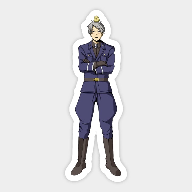 Prussia Sticker by InTheAfterAll